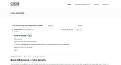 Desktop Screenshot of blog.cadamedia.ie