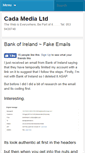 Mobile Screenshot of blog.cadamedia.ie